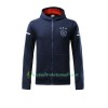 AFC Ajax Hooded Trainingsjacke 2017-18 Blau